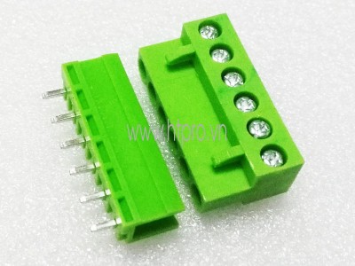 Domino 6P-HT5.08 chân thẳng