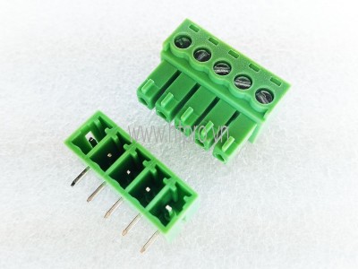 Domino 5P-KF2EDGR-3.81MM-300V8A Chân Cong