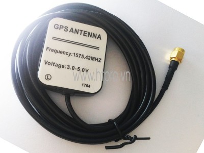 Anten GPS 1575.42MHz SMA Đực