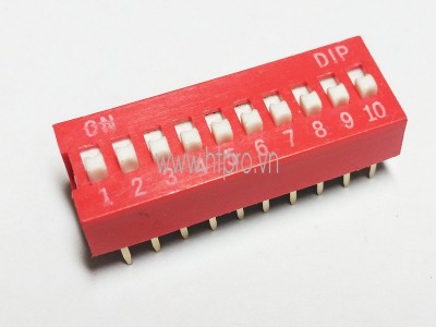 Công tắc Bit 10P 2.54mm DIP Switch