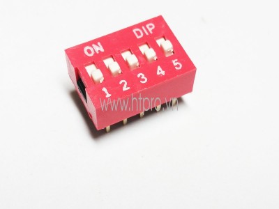 Công tắc Bit 5P 2.54mm DIP Switch