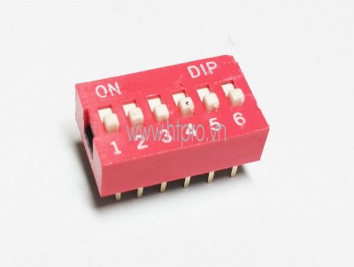 Công tắc Bit 6P 2.54mm DIP Switch