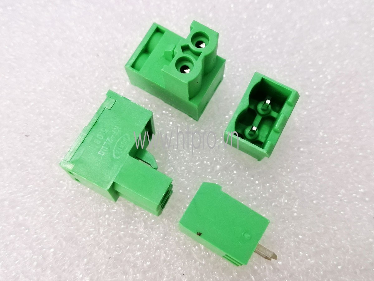 QUARKZMAN Lot De 12 Connecteurs à Broches Enfichables KF2EDG 5.08 Mm 2 Pins - Vert, 300V 18A