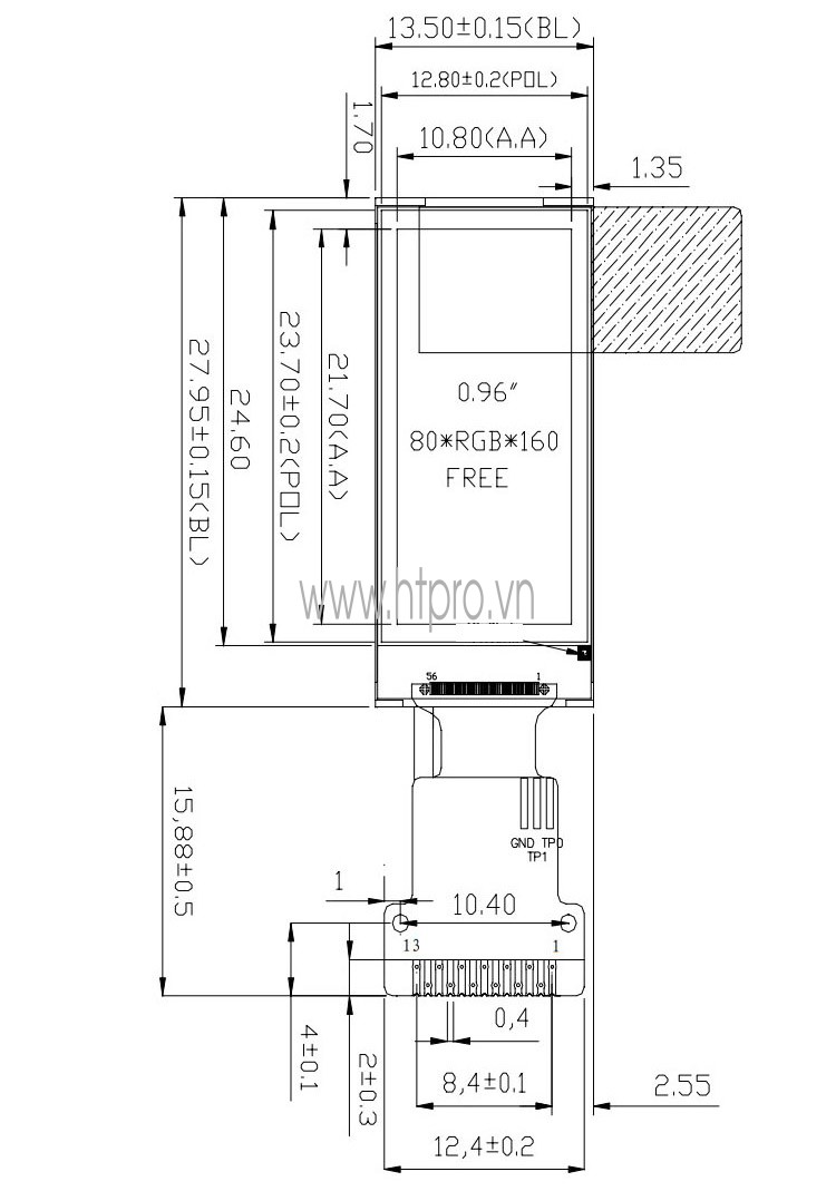 ST7735 TFT Specification