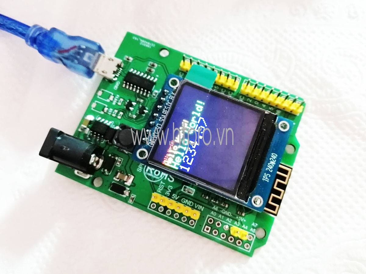 Giao tiếp màn hình TFT SPI